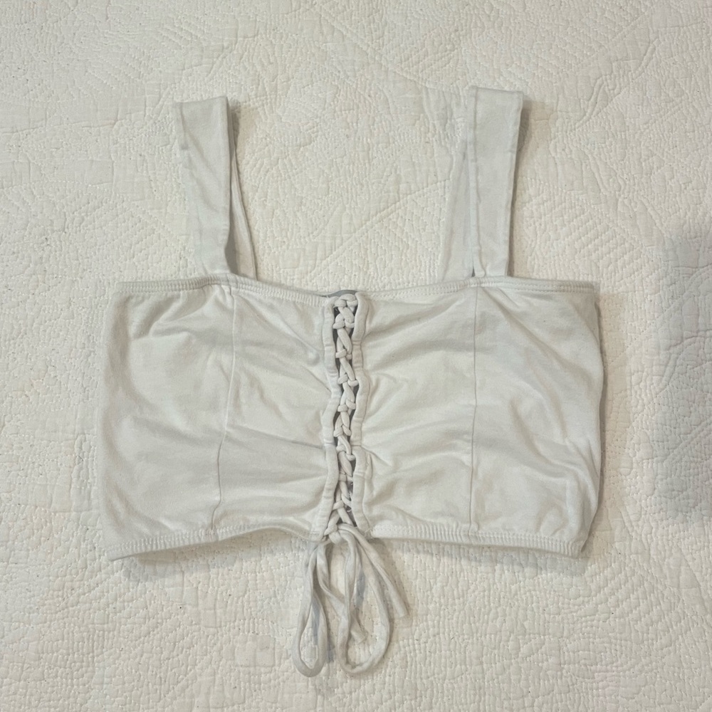 PacSun Nollie Lace Up Crop Top